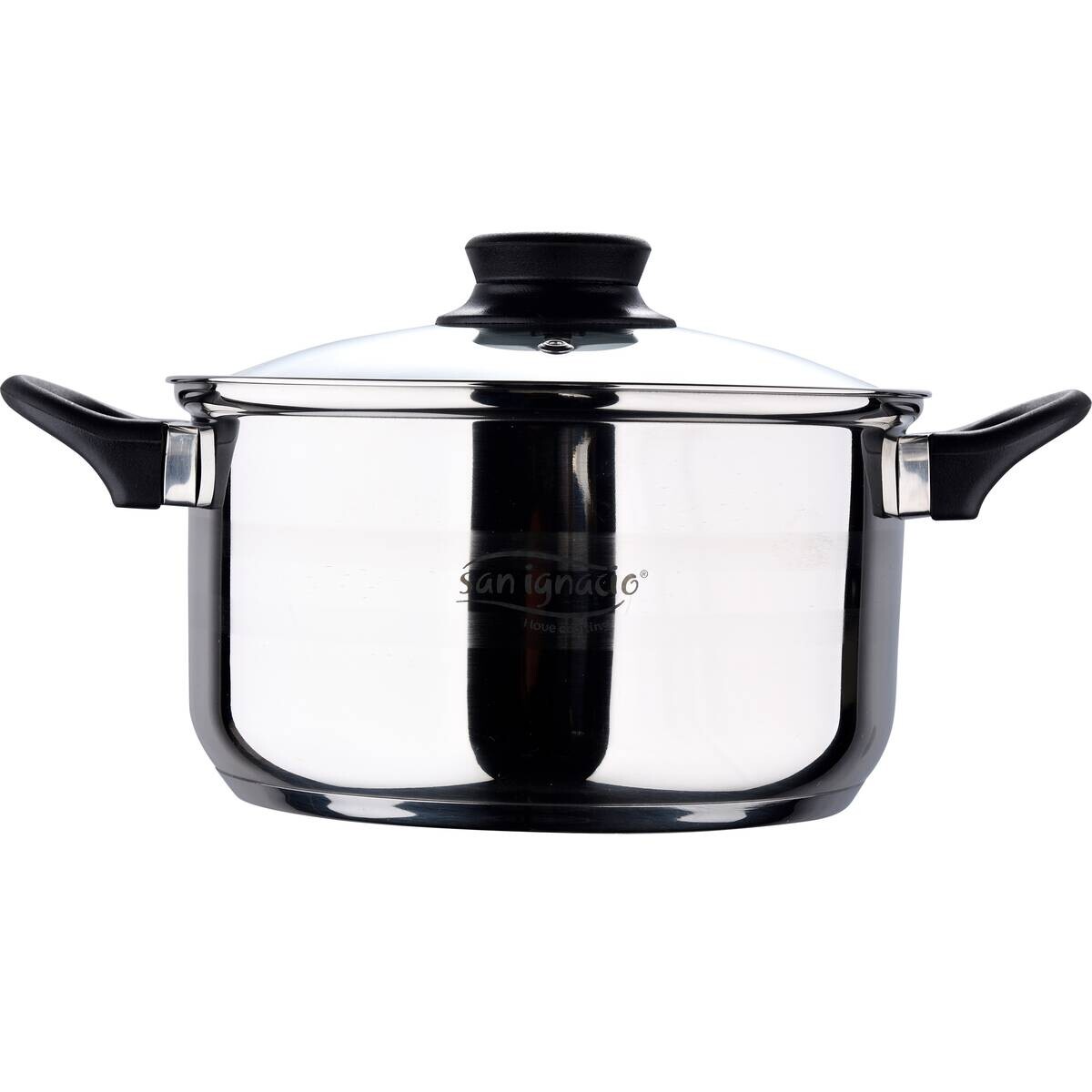 SAN IGNACIO Topfset TOLEDO silber Edelstahl 8 tlg.