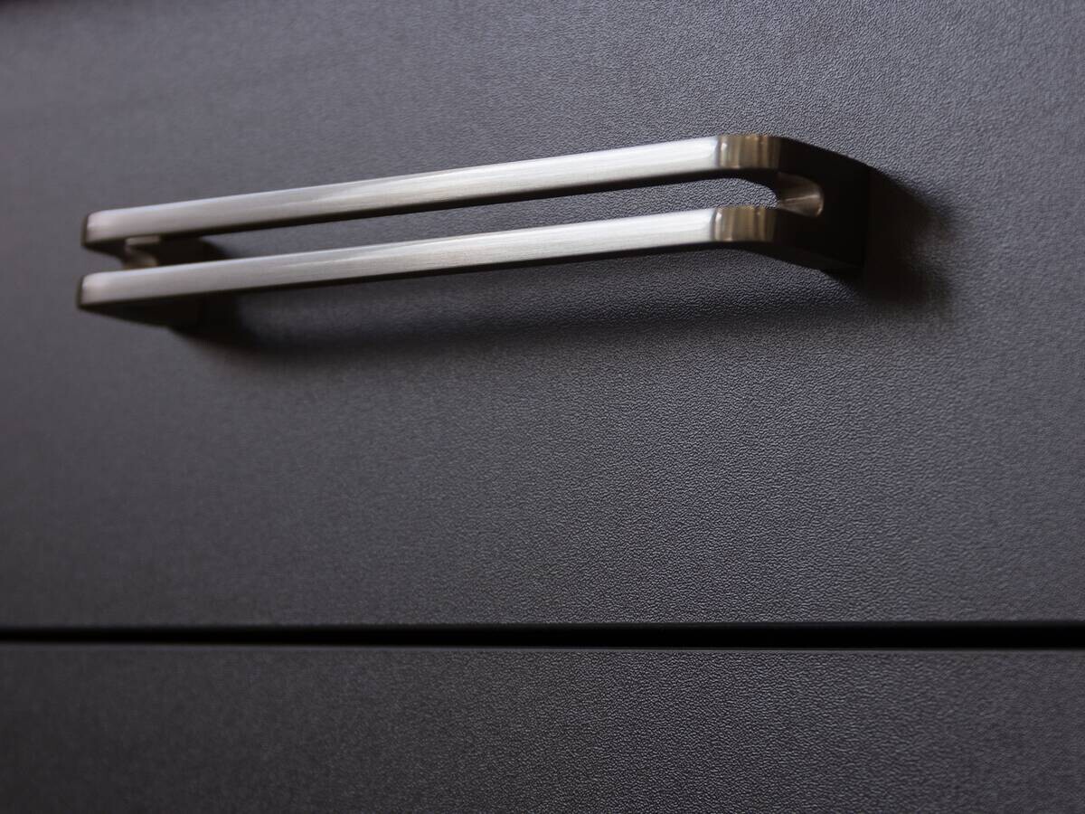 Kühlumbauschrank Elva anthrazit B/H/T: ca. 60x169,5x60 cm