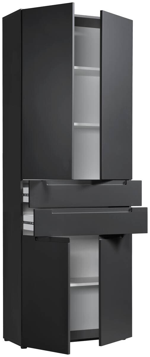 Mehrzweckschrank Mailand 63 anthrazit B/H/T: ca. 80x218x35 cm