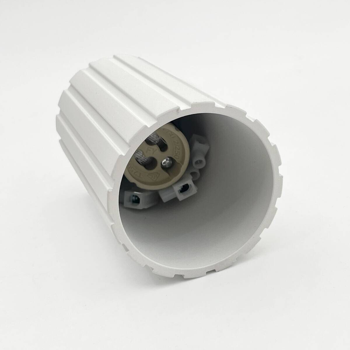 Lamkur Strahler Prisma weiß Stahl B/H/L: ca. 6,5x10x6,5 cm 1 Brennstellen