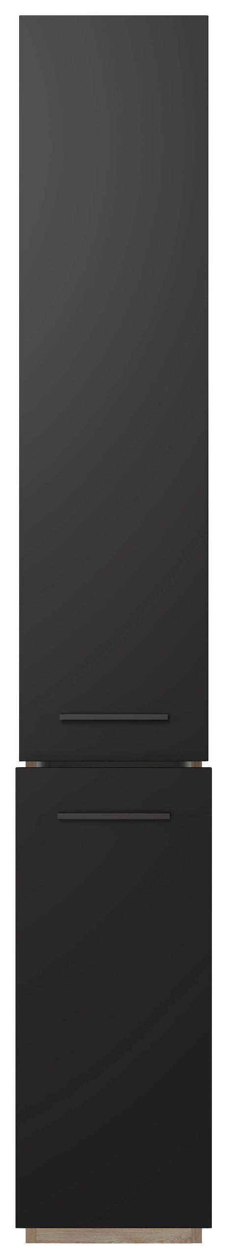 Apothekerschrank Capri schwarz matt B/H/T: ca. 30x200x57 cm
