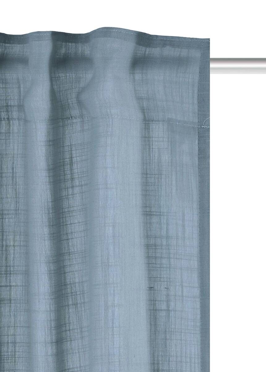 Thermovorhang Softy rauchblau B/L: ca. 140x245 cm