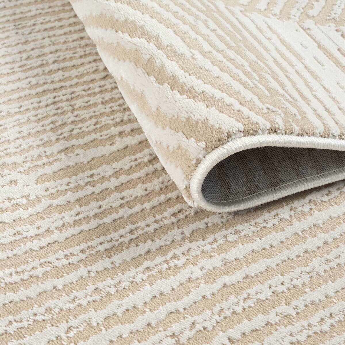 Sanat Kurzflorteppich HERA beige B/L: ca. 120x160 cm