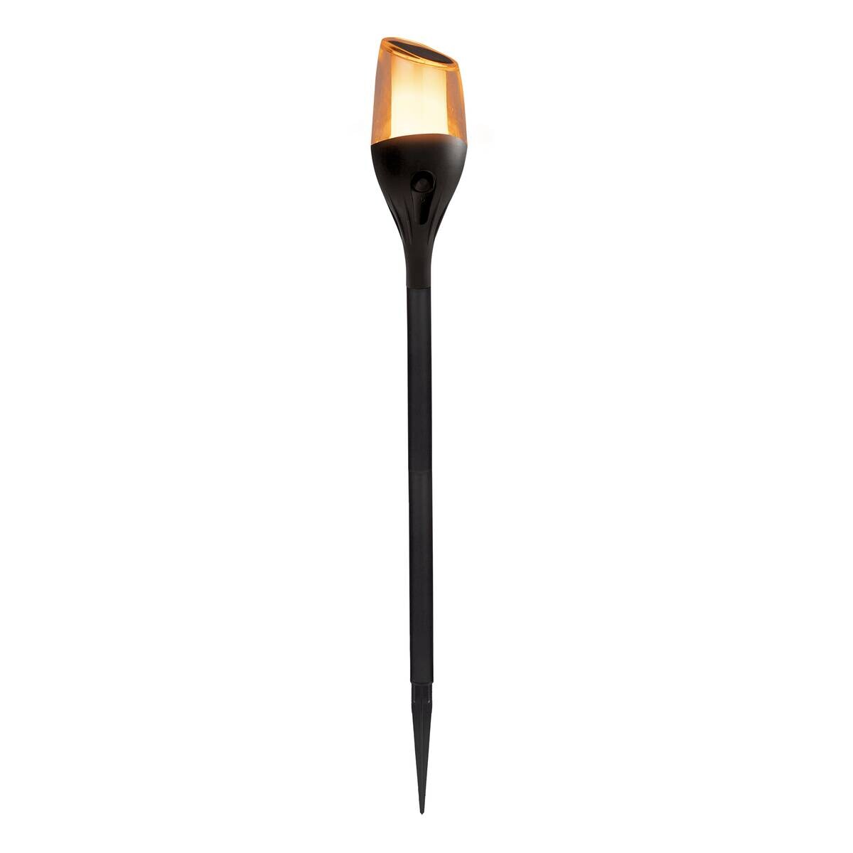 Solarleuchte schwarz Kunststoff H/D: ca. 66x8 cm