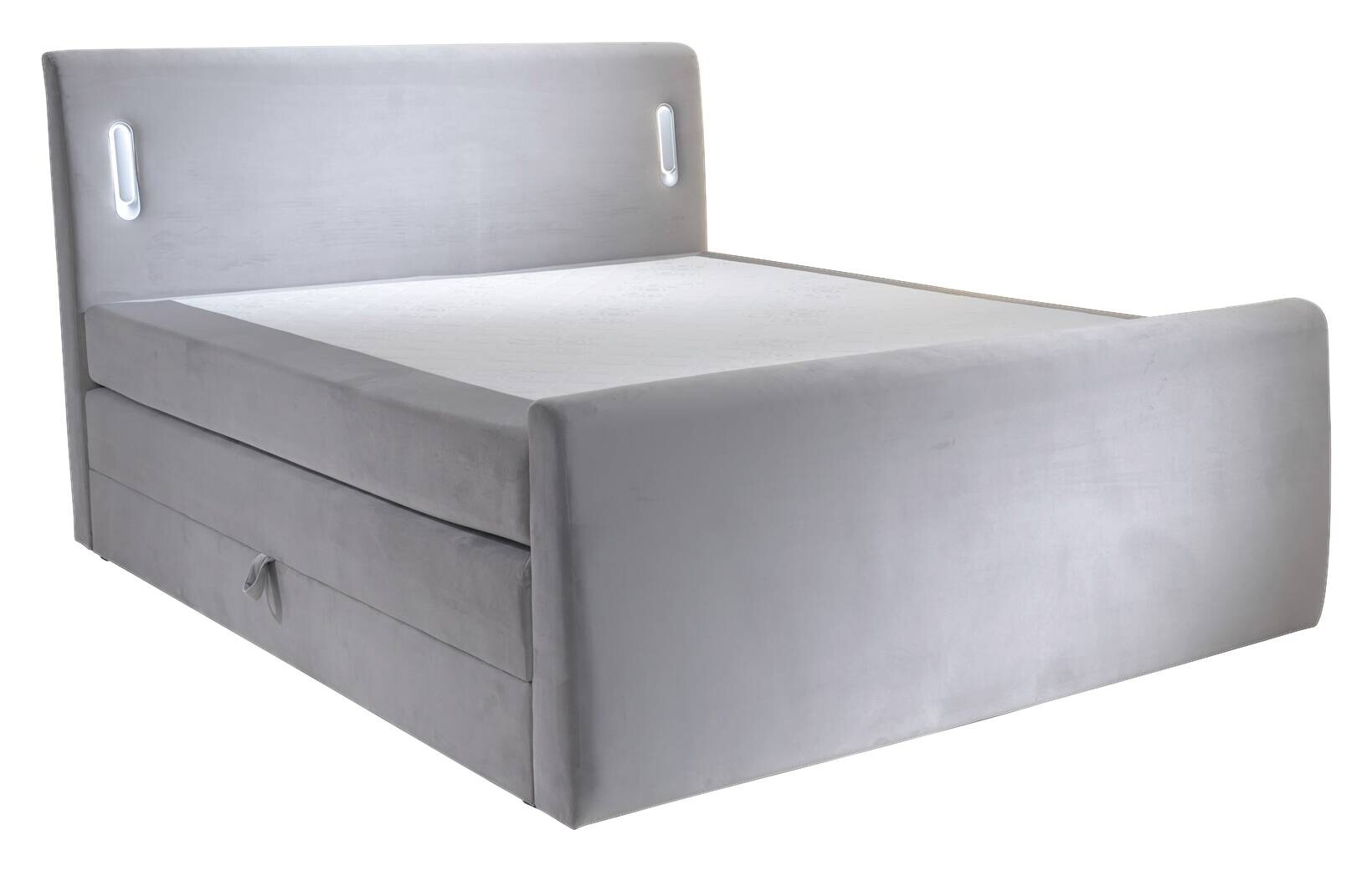 Boxspringbett Lighting hellgrau Liegefläche B/L: ca. 180x200 cm