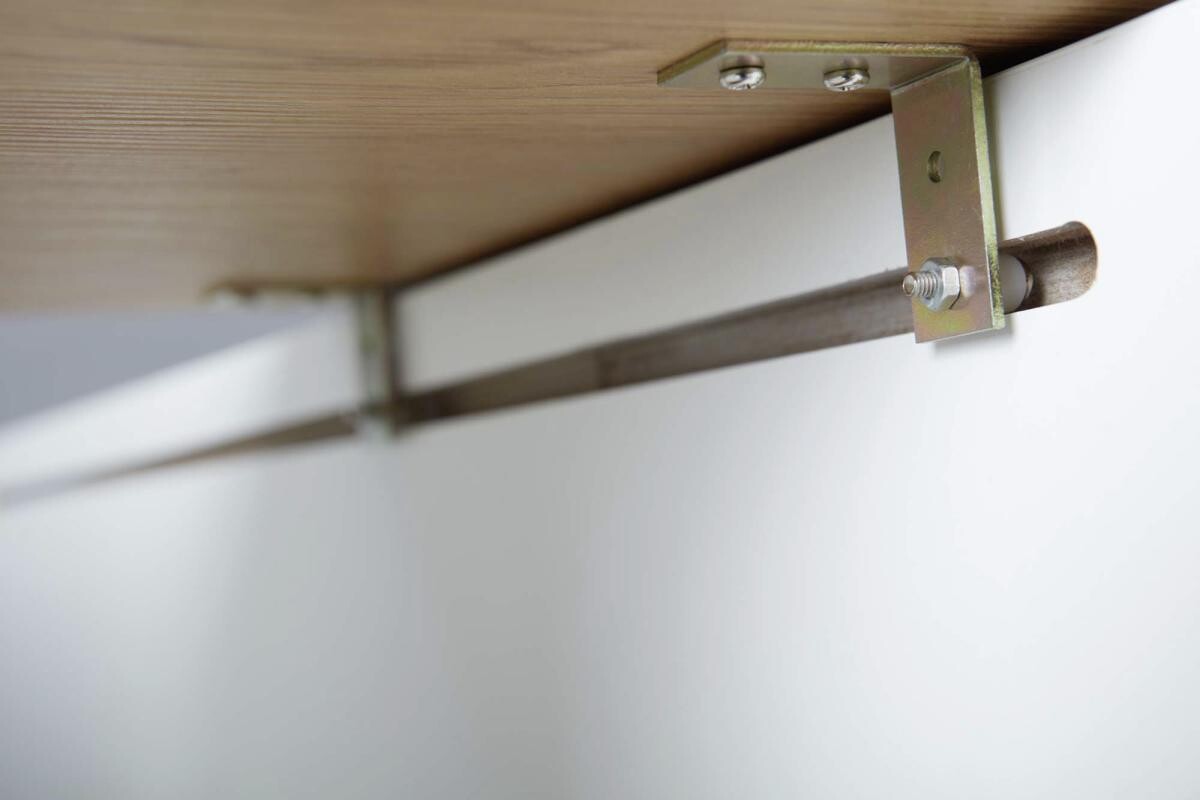 Couchtisch Joliet weiß Eiche Wild Nachbildung B/H/T: ca. 110x45x66 cm