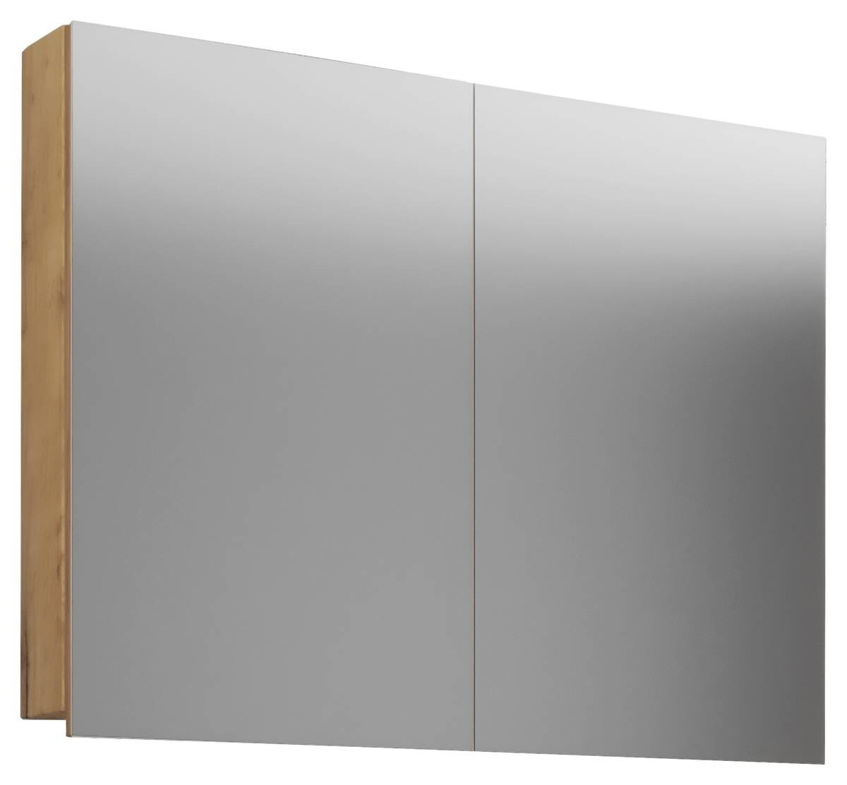 Spiegelschrank Badinos Eiche Honig Nachbildung B/H/T: ca. 80x62x12 cm