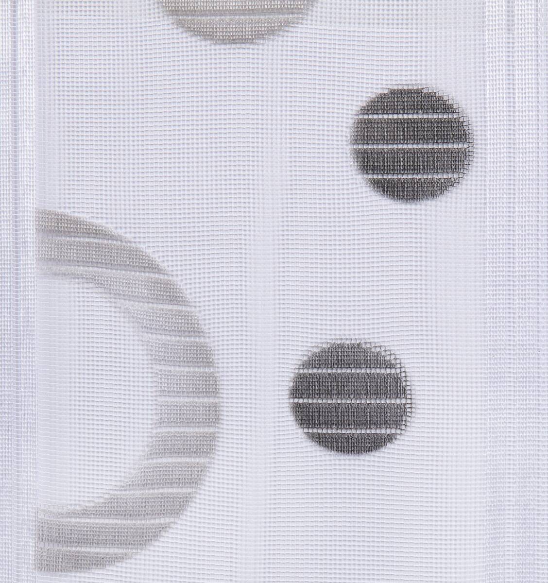Scheibengardinen-Meterware weiß H: ca. 45 cm