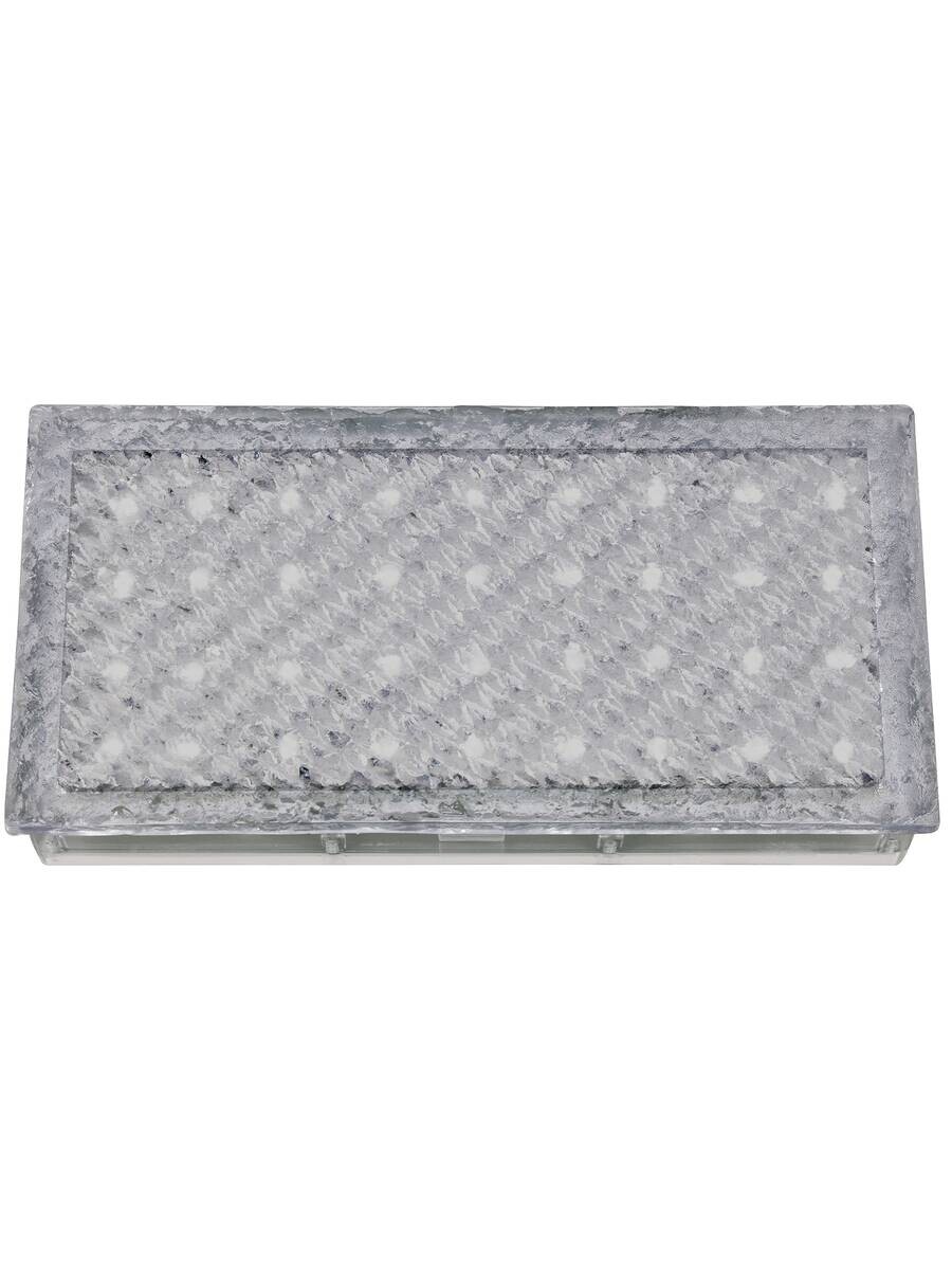 LED-Außenbodeneinbauleuchte klar weiß B/H/L: ca. 10x7,4x20 cm