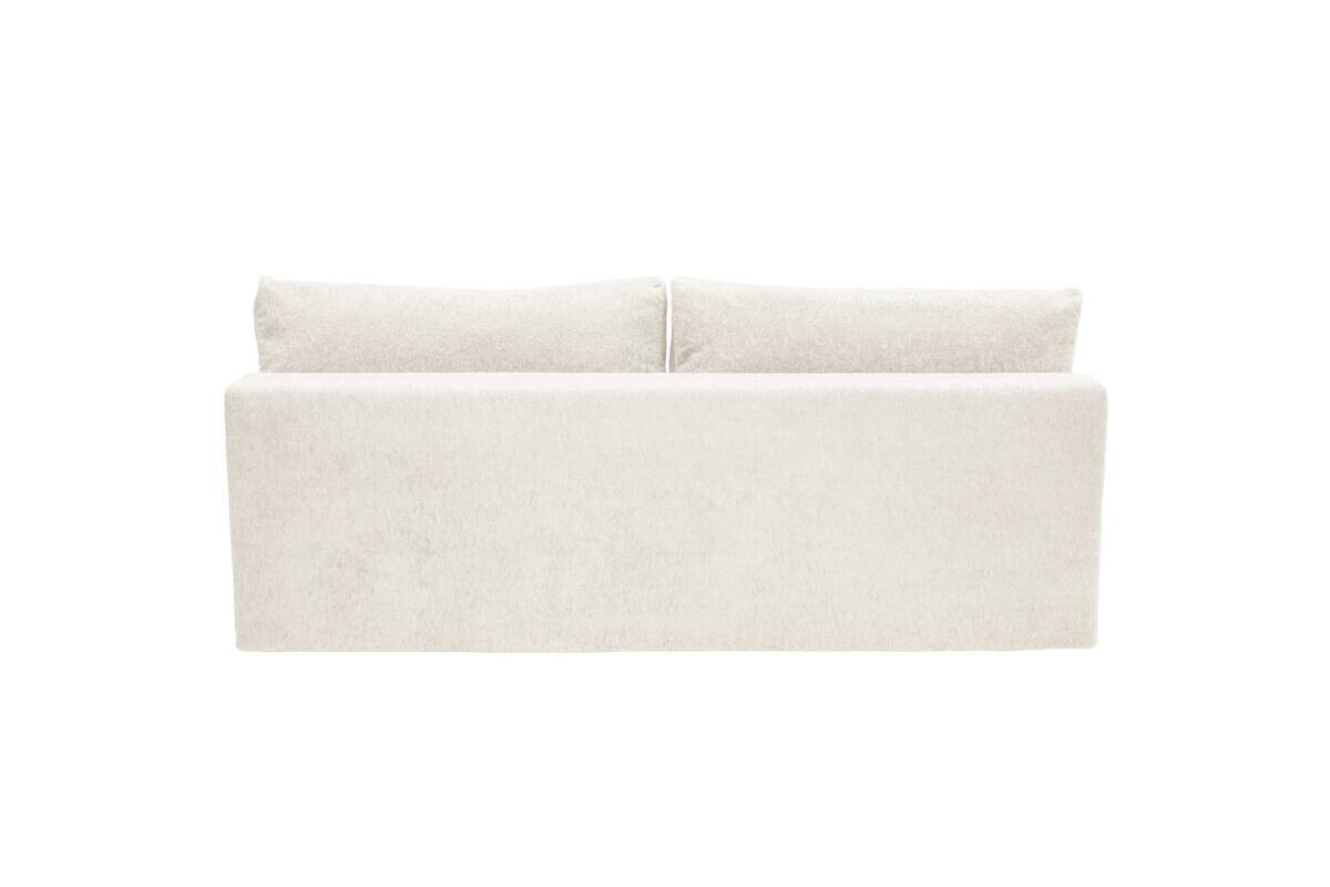 Schlafsofa weiß Polyester B/H/T: ca. 210x72x105 cm