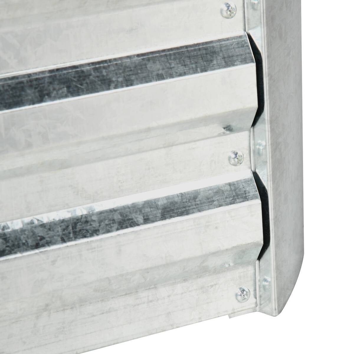 Outsunny Hochbeet silber Stahl B/H/L: ca. 53x90x53 cm