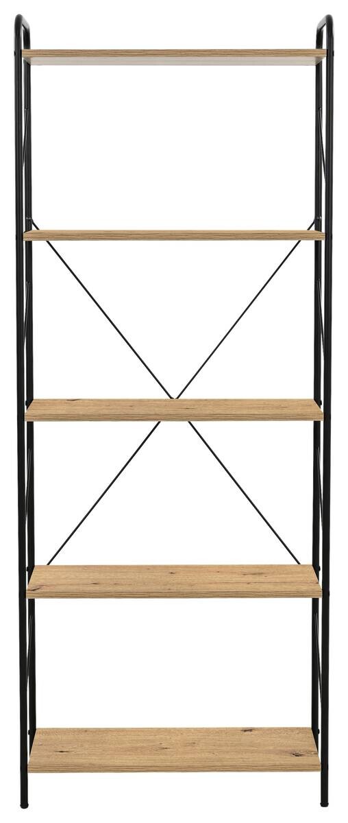 Standregal Nala Holzoptik Artisan Nachbildung schwarz B/H/T: ca. 63,2x160x30 cm