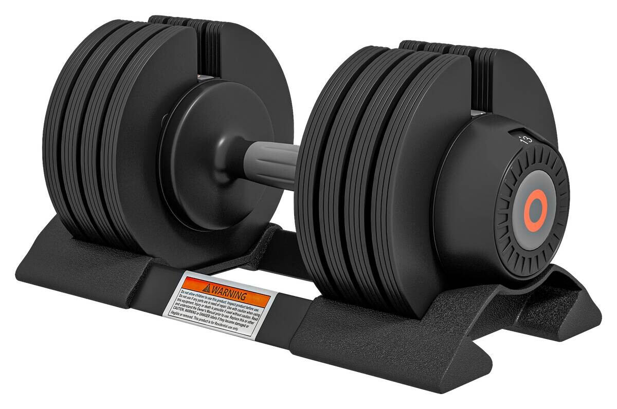 SPORTNOW Hanteln schwarz Kunststoff B/H/L: ca. 18x18x37 cm