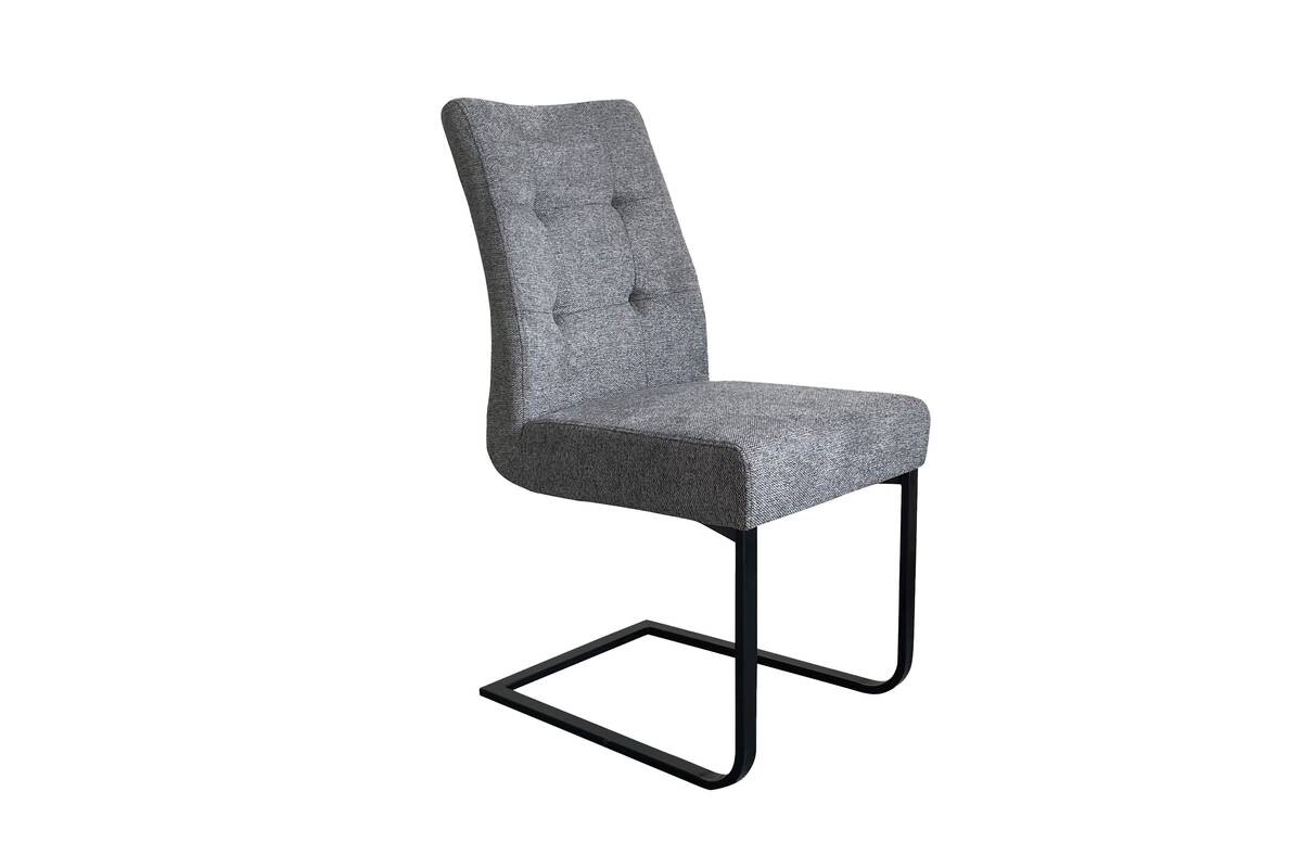 Stuhl MARLEN-XXL 2er-Set dunkelgrau B/H/T: ca. 47x95,5x62 cm