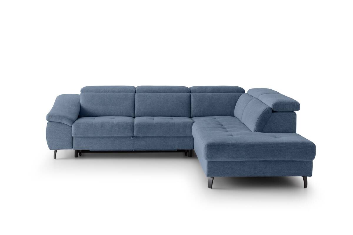 Ecksofa mit Bettfunktion Ocean Flachgewebe B/H/T: ca. 280x96x238 cm