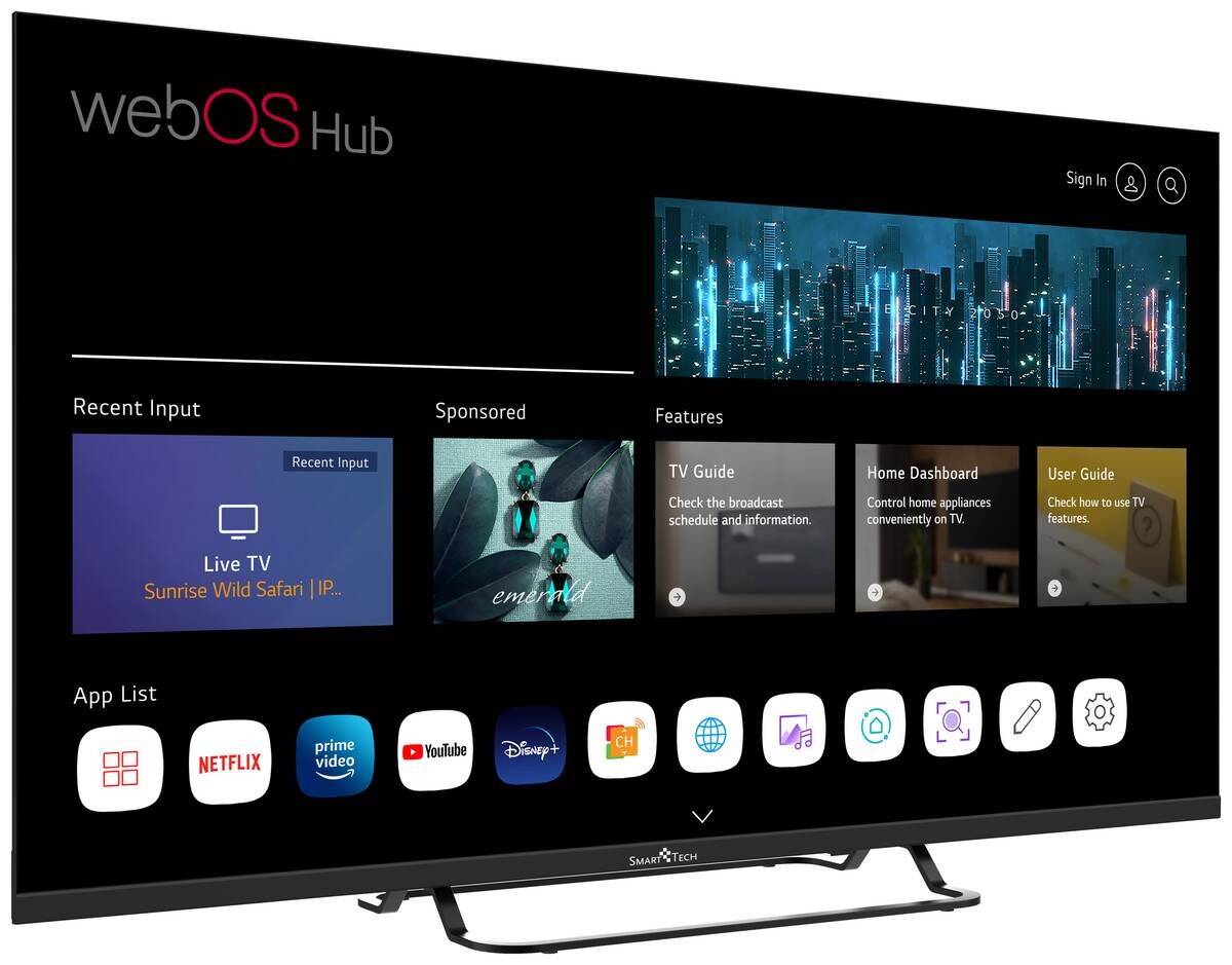 Smart-Tech LED-TV 43FW01V D: ca. 108 cm