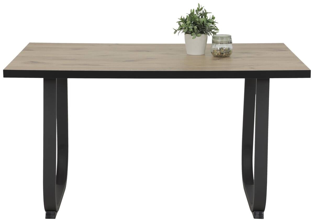 Esstisch Luise schwarz B/H/T: ca. 140x76x90 cm