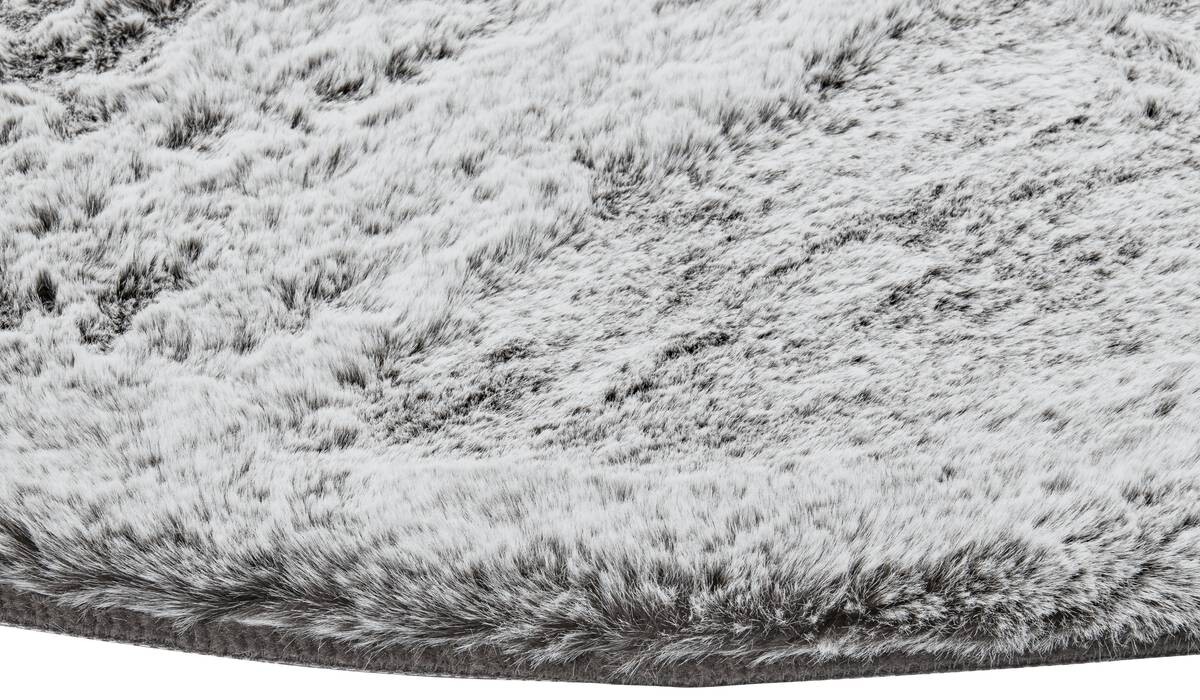 Fellimitat Maya silberweiß D: ca. 120 cm