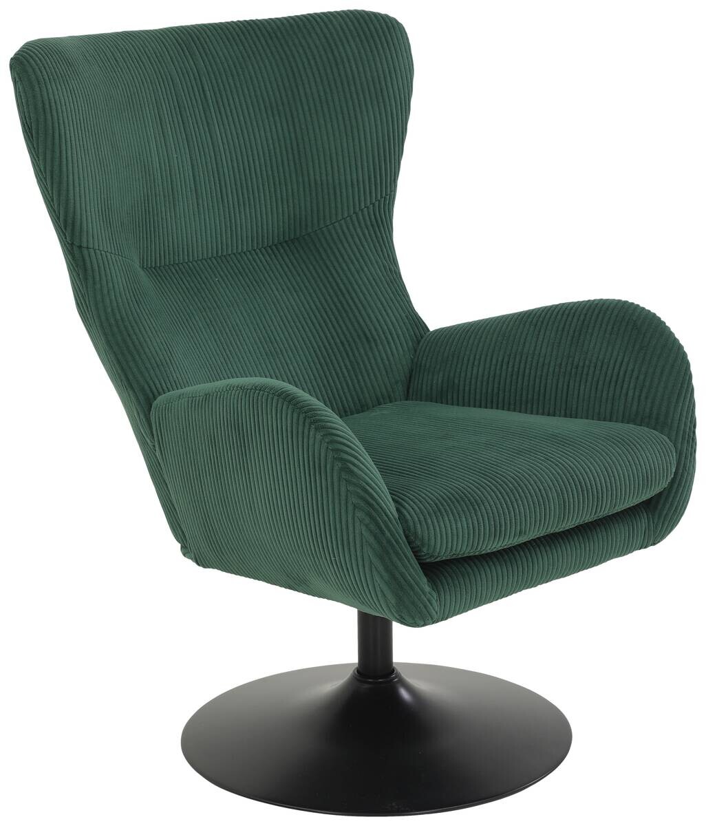 Sessel Samos grün Microfaser B/H/T: ca. 72x96x81 cm