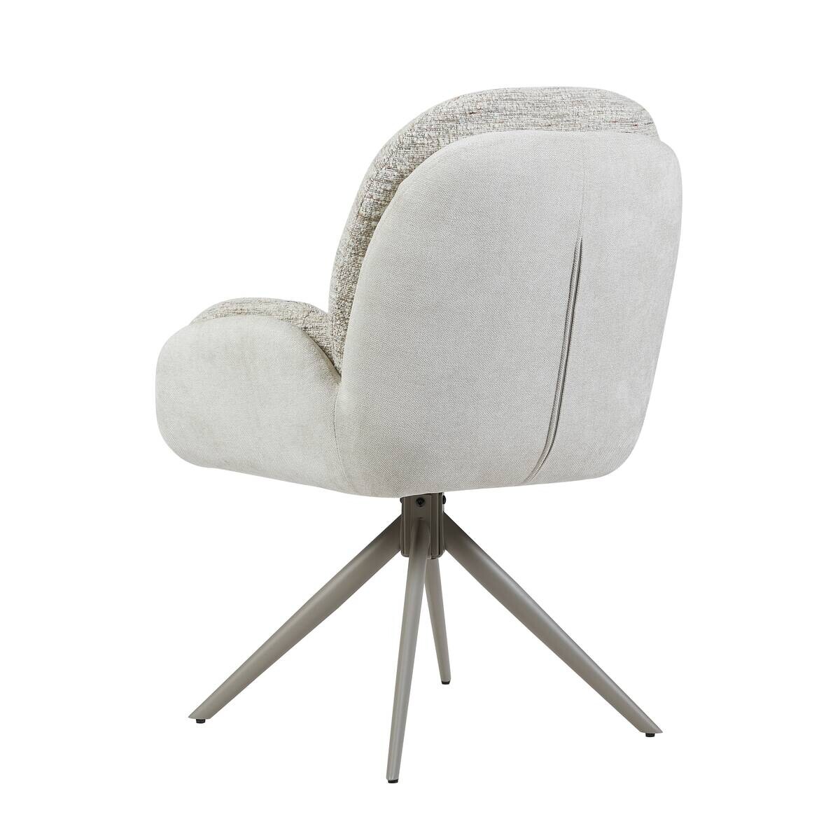 Armlehnstuhl Davina beige Microfaser B/H/T: ca. 64x92,5x48 cm