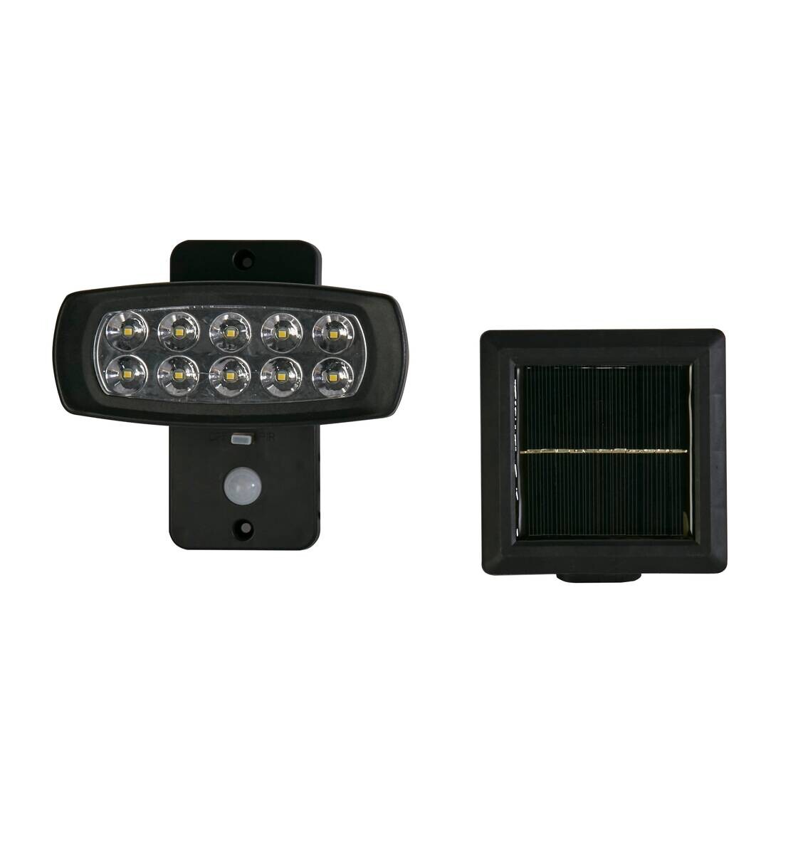 LED-Außenwandleuchte klar schwarz B/H/T: ca. 15,5x14,5x11 cm