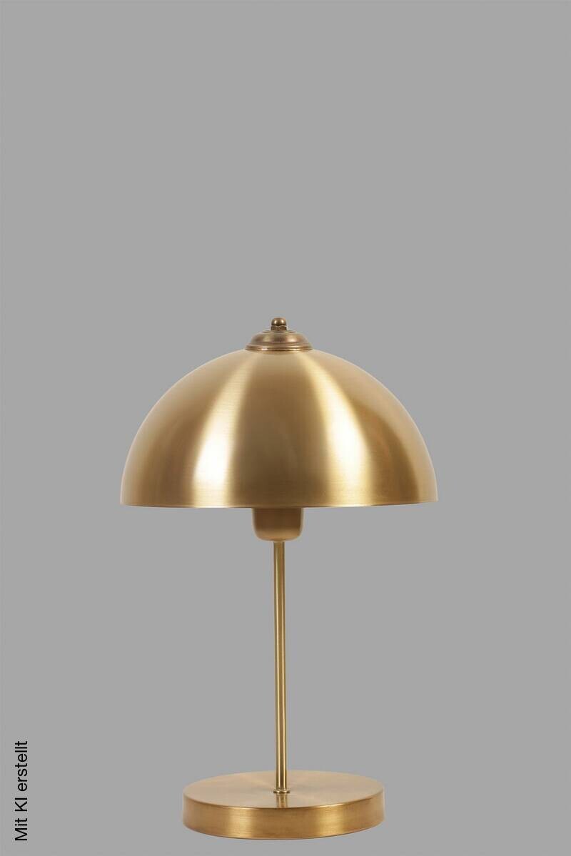 Opviq Tischleuchte gold Metall B/H/T/L/D: ca. 25x40x25x25x25 cm E27 1 Brennstellen