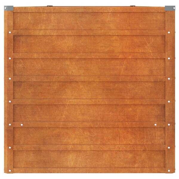 Hochbeet braun Stahl B/H/L: ca. 80x77x400 cm