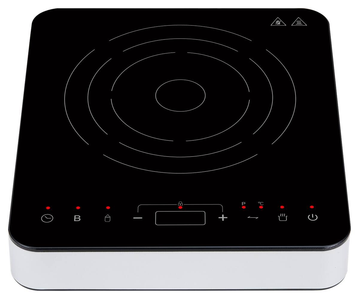 Emerio Induktions-Kochplatte silber Kunststoff B/H/L: ca. 27x6,5x31 cm