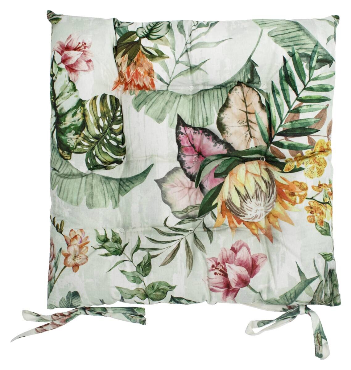 Sitzkissen bunt Polyester B/L/S: ca. 40x40x3 cm