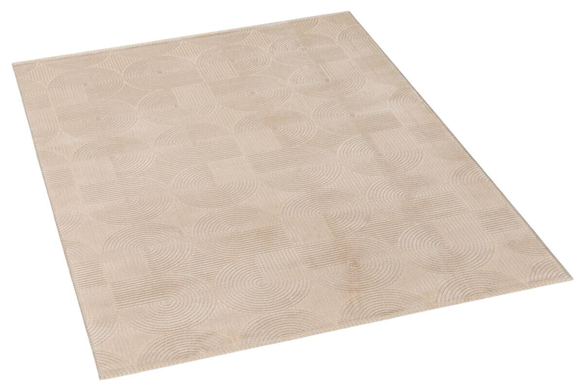 Webteppich Como beige B/L: ca. 80x150 cm