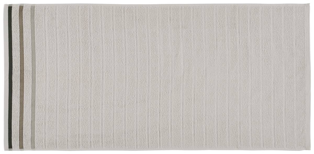 oh cosy Handtuch Marta hellgrau 100% Baumwolle B/L: ca. 50x100 cm
