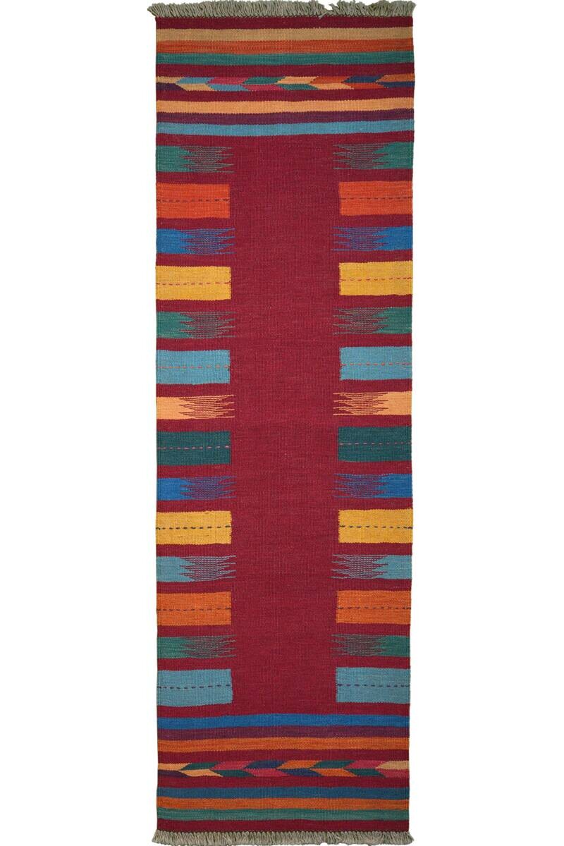 PersaTepp Teppich Kelim Gashgai bunt B/H/L: ca. 63x1x200 cm