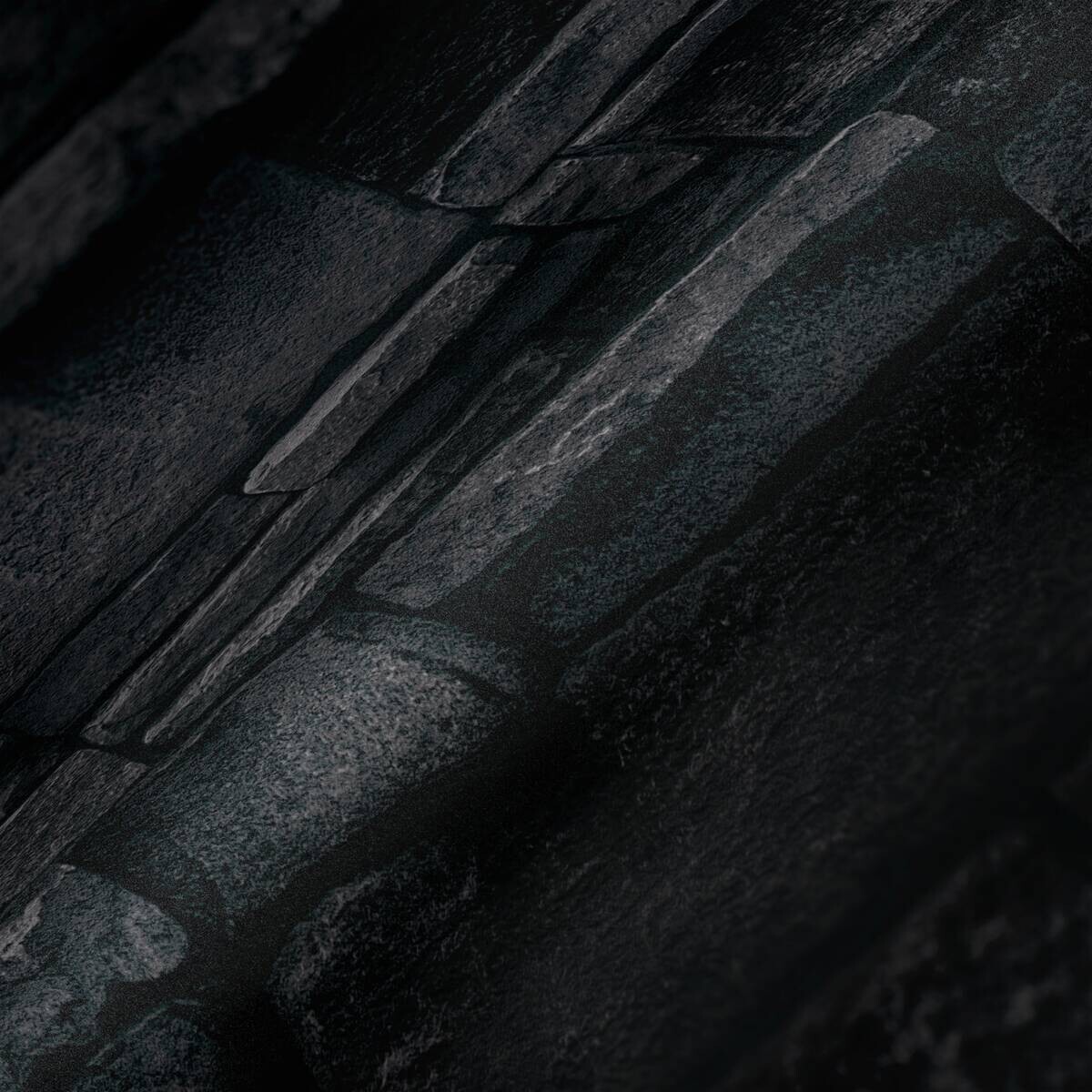 A.S.Creation Vliestapete anthrazit B/H/D: ca. 53x1005x8,5 cm