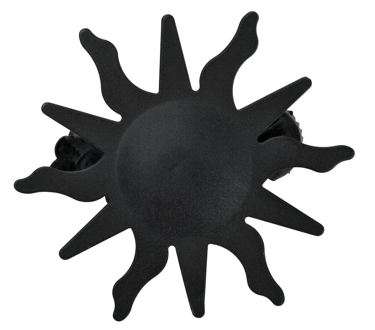 Boviva Dekoklammer Sonne schwarz Metall