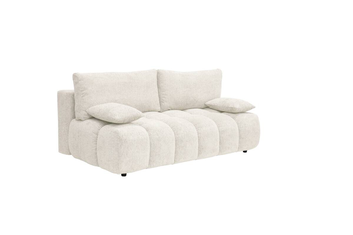 Schlafsofa weiß Polyester B/H/T: ca. 210x72x105 cm