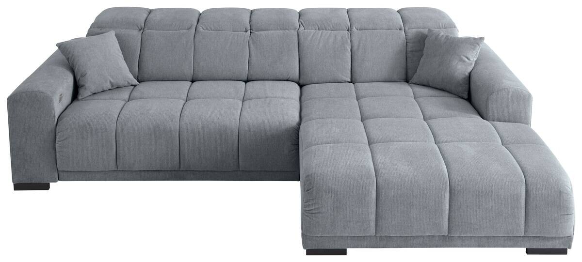 Ecksofa mit elektrischer Sitztiefenverstellung beige Microfaser B/H/T: ca. 301x113x195 cm