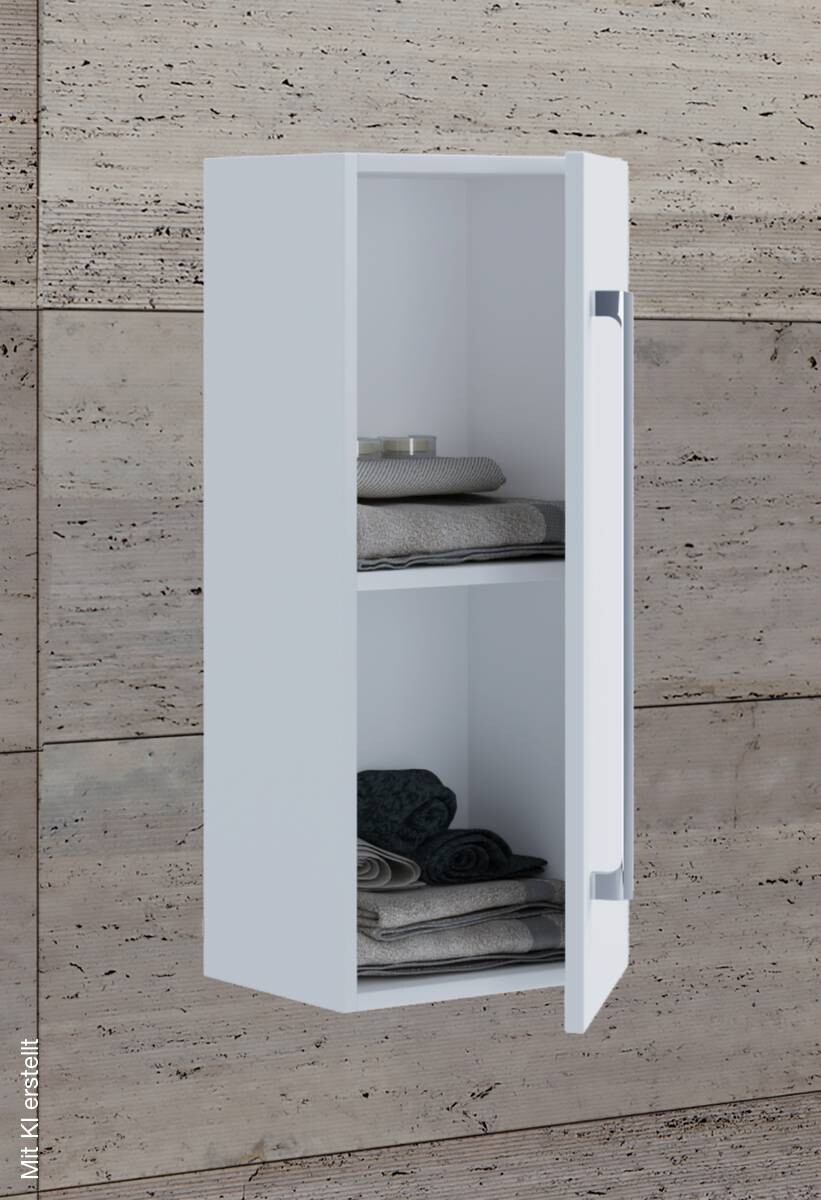 Midischrank Badinos weiß B/H/T: ca. 33x75x22 cm