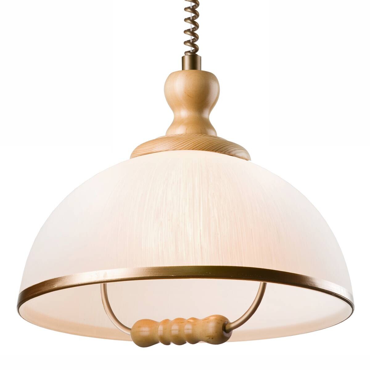 Lamkur Deckenleuchte RAMONA weiß Glas B/H/L: ca. 30x64x30 cm E27 1 Brennstellen