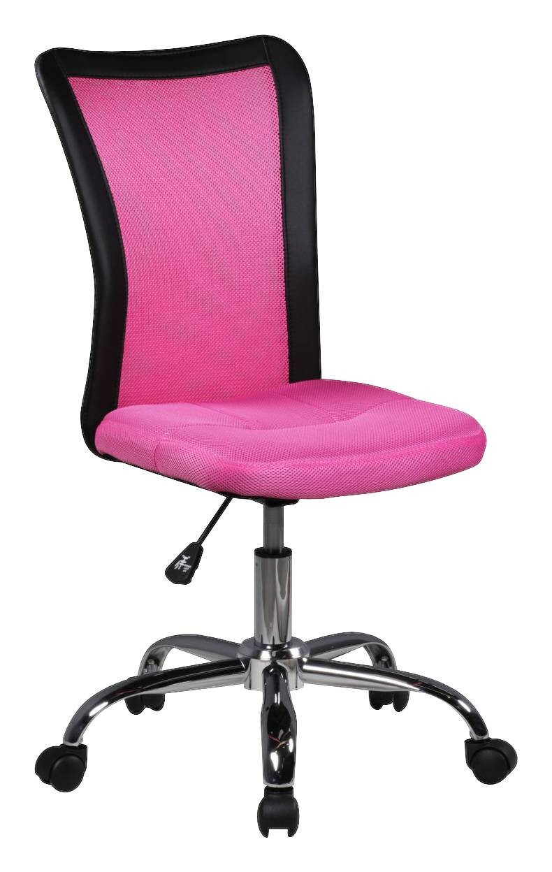 Drehstuhl pink Stoff