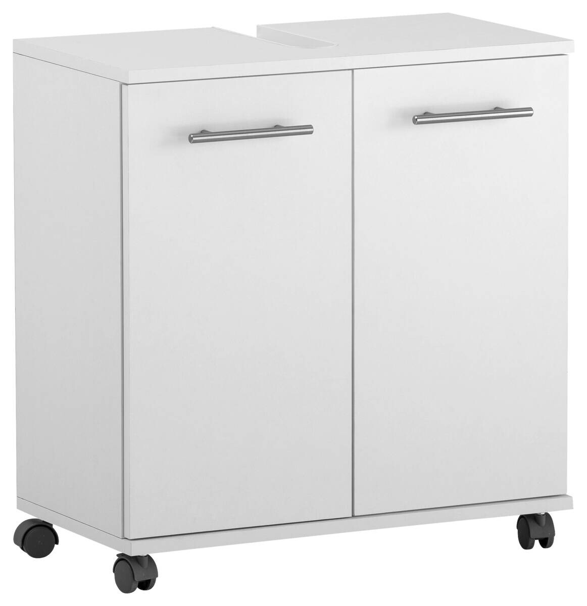 Waschbeckenunterschrank Emmi weiß matt B/H/T: ca. 59,8x63,4x32,6 cm