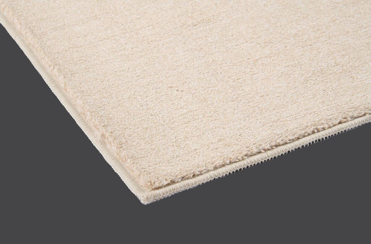 Teppich Flanell beige B/L: ca. 80x150 cm