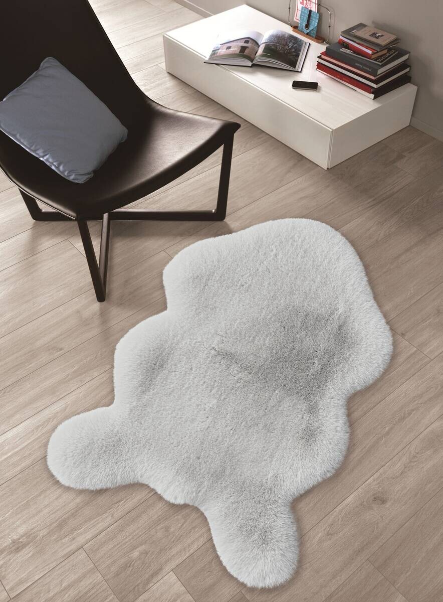 Fellimitat Jack silber B/L: ca. 60x90 cm