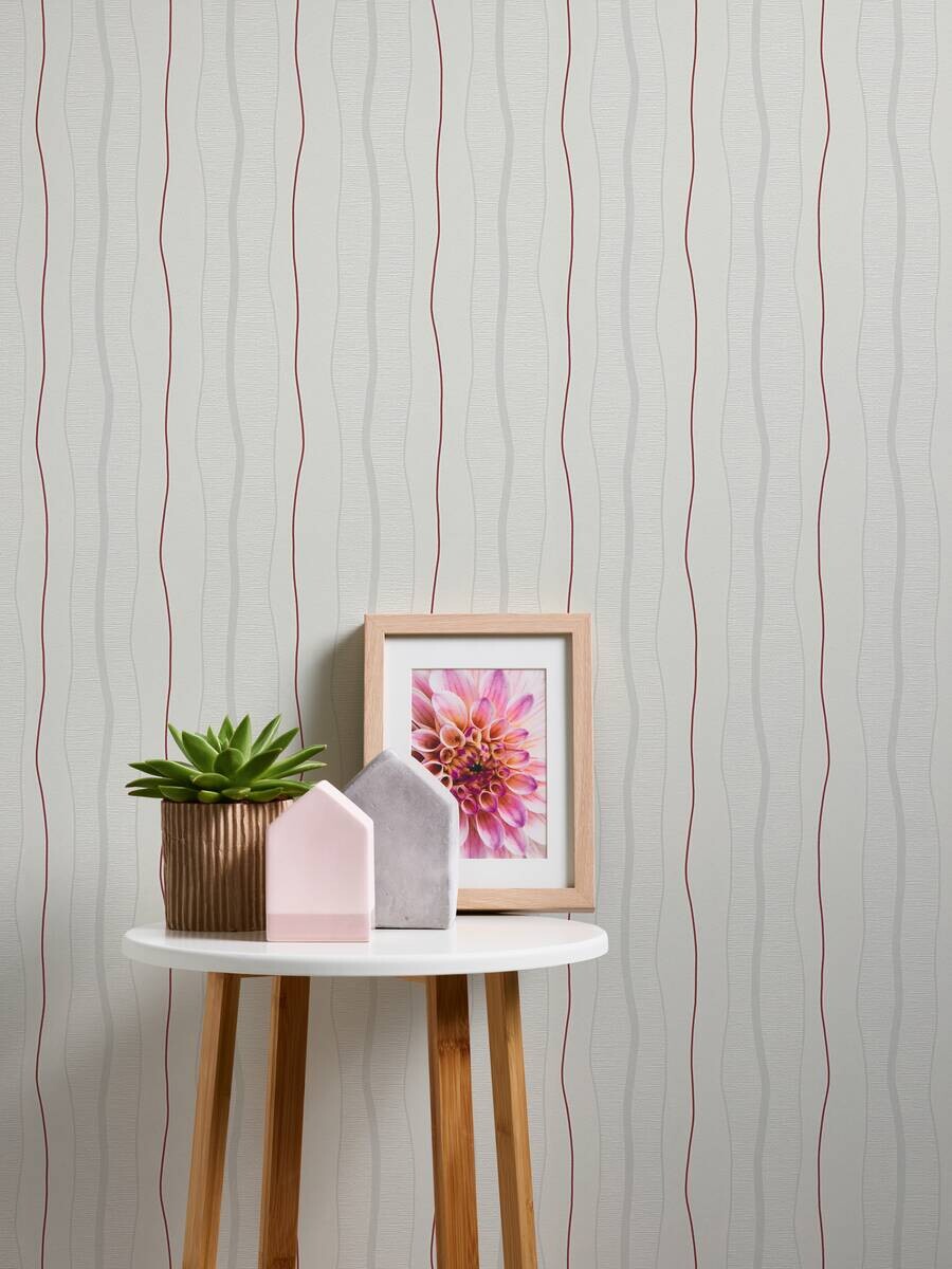 A.S.Creation Vliestapete rot B/H/D: ca. 53x1005x9,8 cm