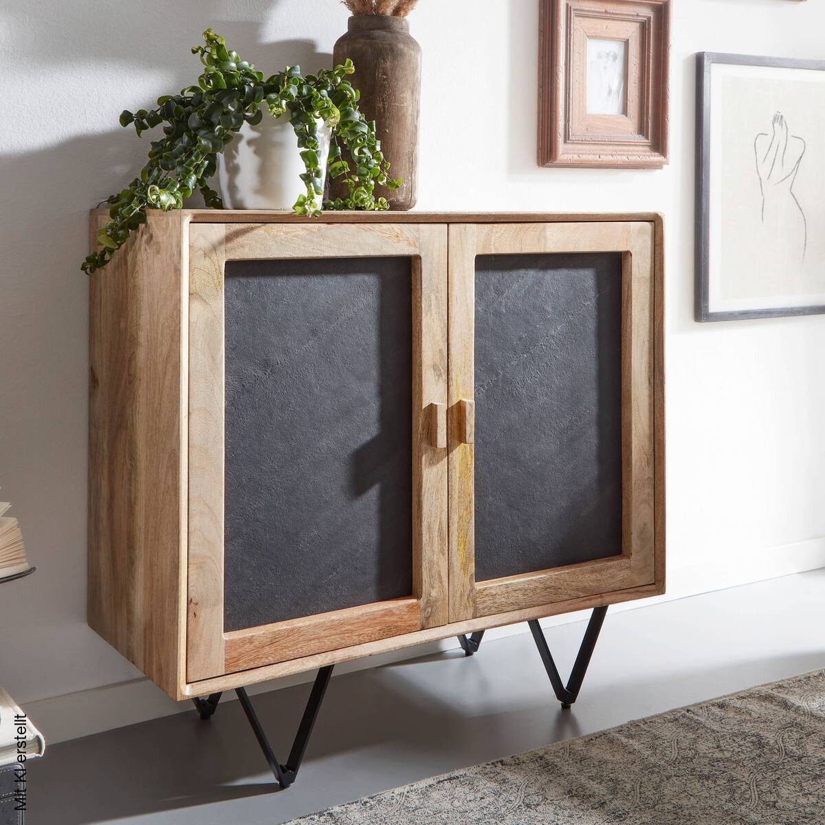 Sideboard braun B/H/T: ca. 80x75x35 cm