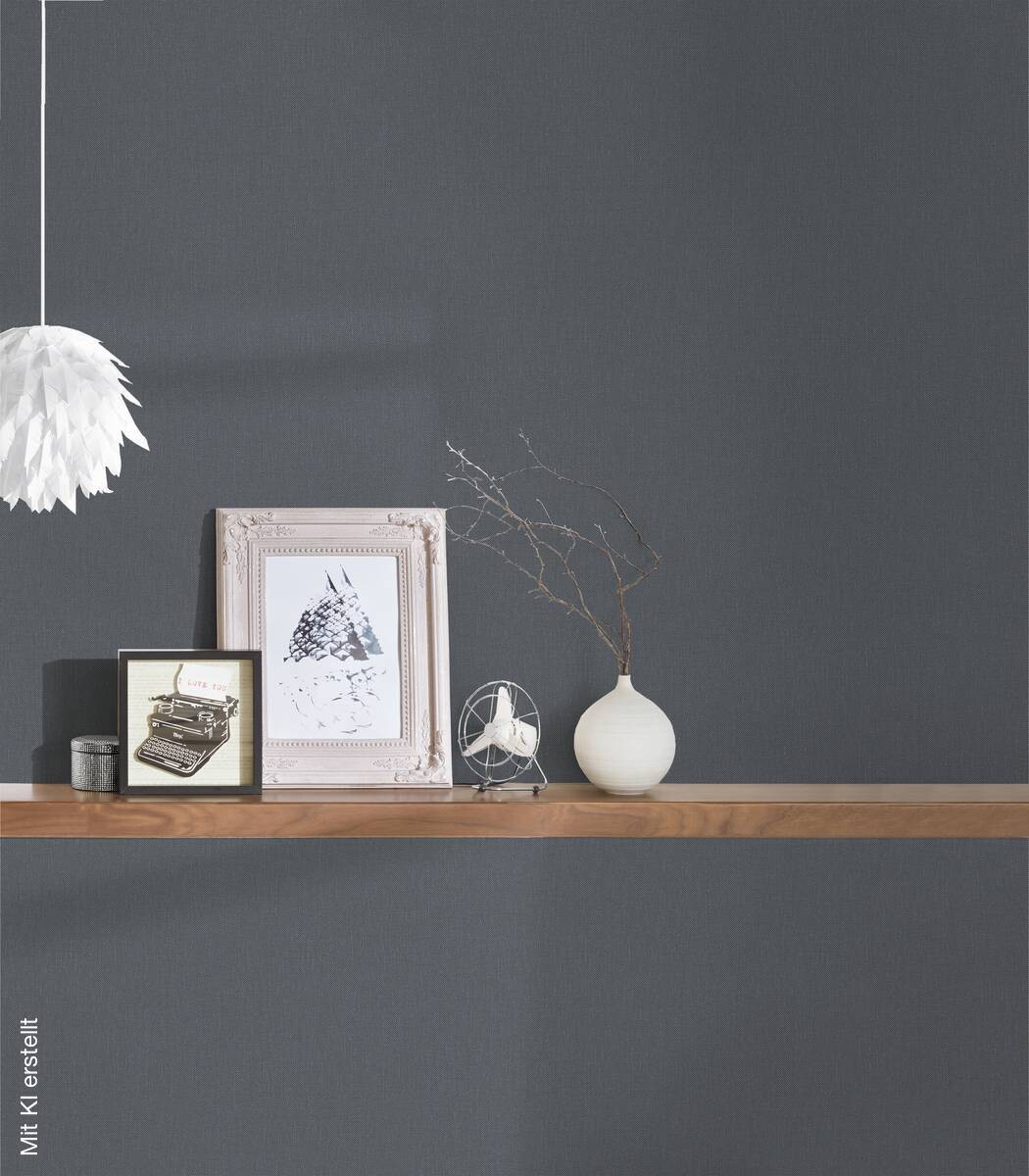 A.S.Creation Vliestapete Elegance 3 Uni grau B/L: ca. 53x1005 cm