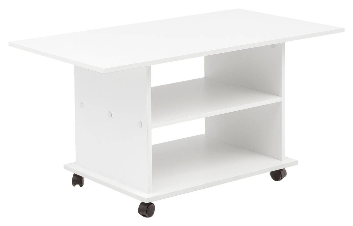 Couchtisch weiß B/H/T: ca. 95x51x54 cm