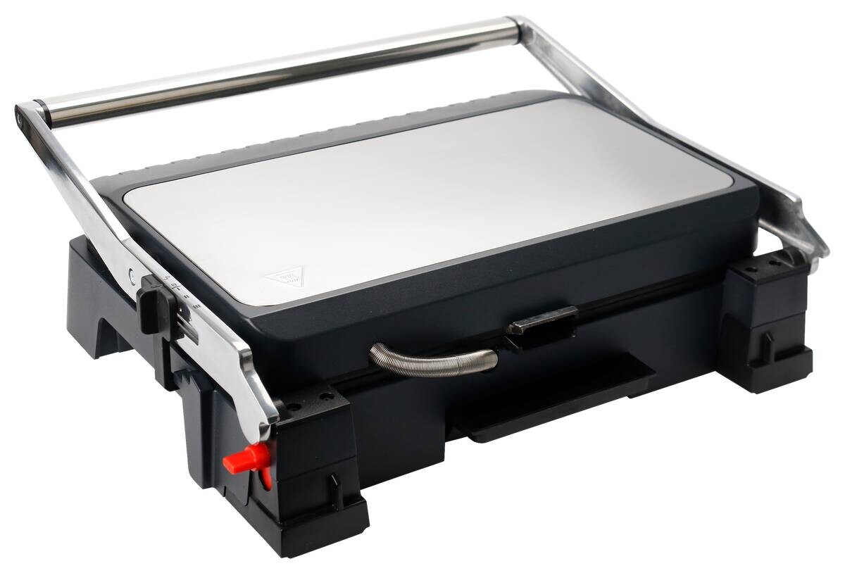 Emerio Kontaktgrill CG-130859.1 schwarz Metall B/H/T: ca. 39x14x34 cm