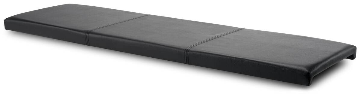 Klemmkissen Mauritius schwarz Kunstleder B/H/T: ca. 140x6x42 cm