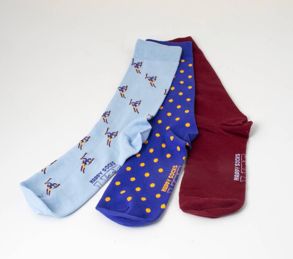 HappySocks Socken Weihnachten 3er Pack mehrfarbig Baumwolle