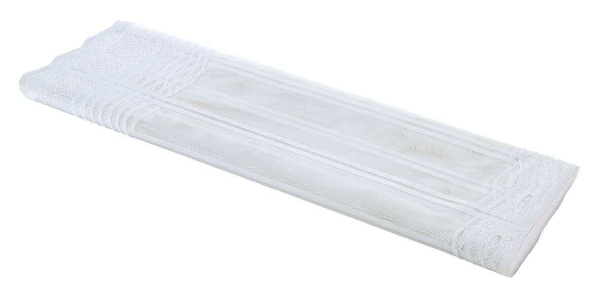 Scheibengardinen-Meterware Welden weiß 100% Polyester H: ca. 60 cm